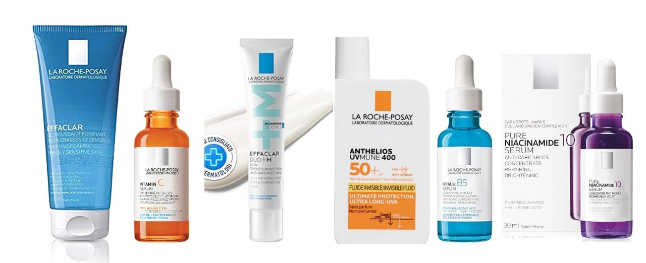 LA ROCHE SKINCARE SET(FOR ALL SKINS)